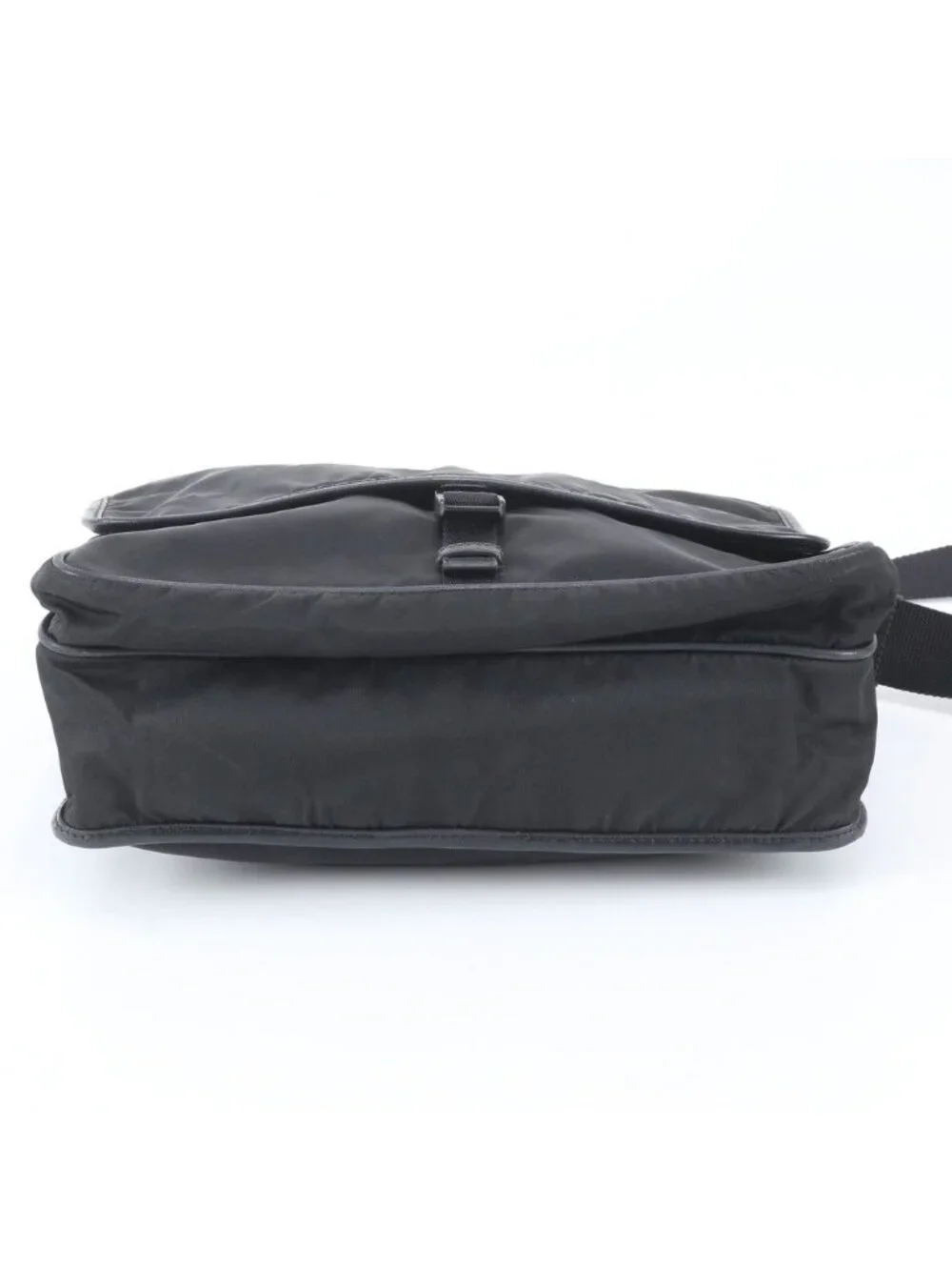 Prada Okayama Tenmaya Tessuto Nylon Leather Shoulder Bag Crossbody
